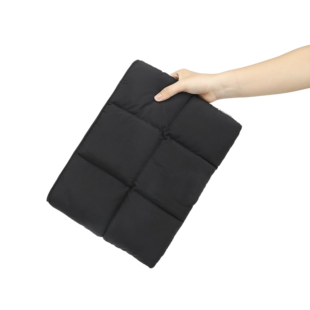 Canvaslife Puffy Laptop Sleeve 14.4 Inch - Quilted Puffer Case for Women & Men, Protective Cover Compatible with MacBook Pro 14