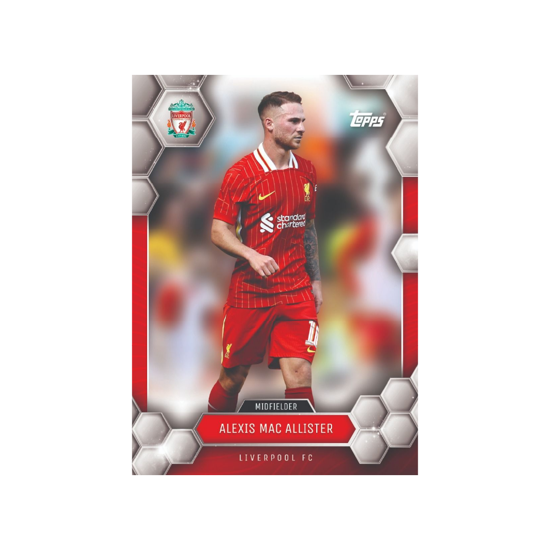 Official Topps Liverpool FC 2024/25 Fan Set - Collectible Soccer Trading Cards for Fans & Gift Ideas - Perfect for Match Days, Display & Memorabilia Collections