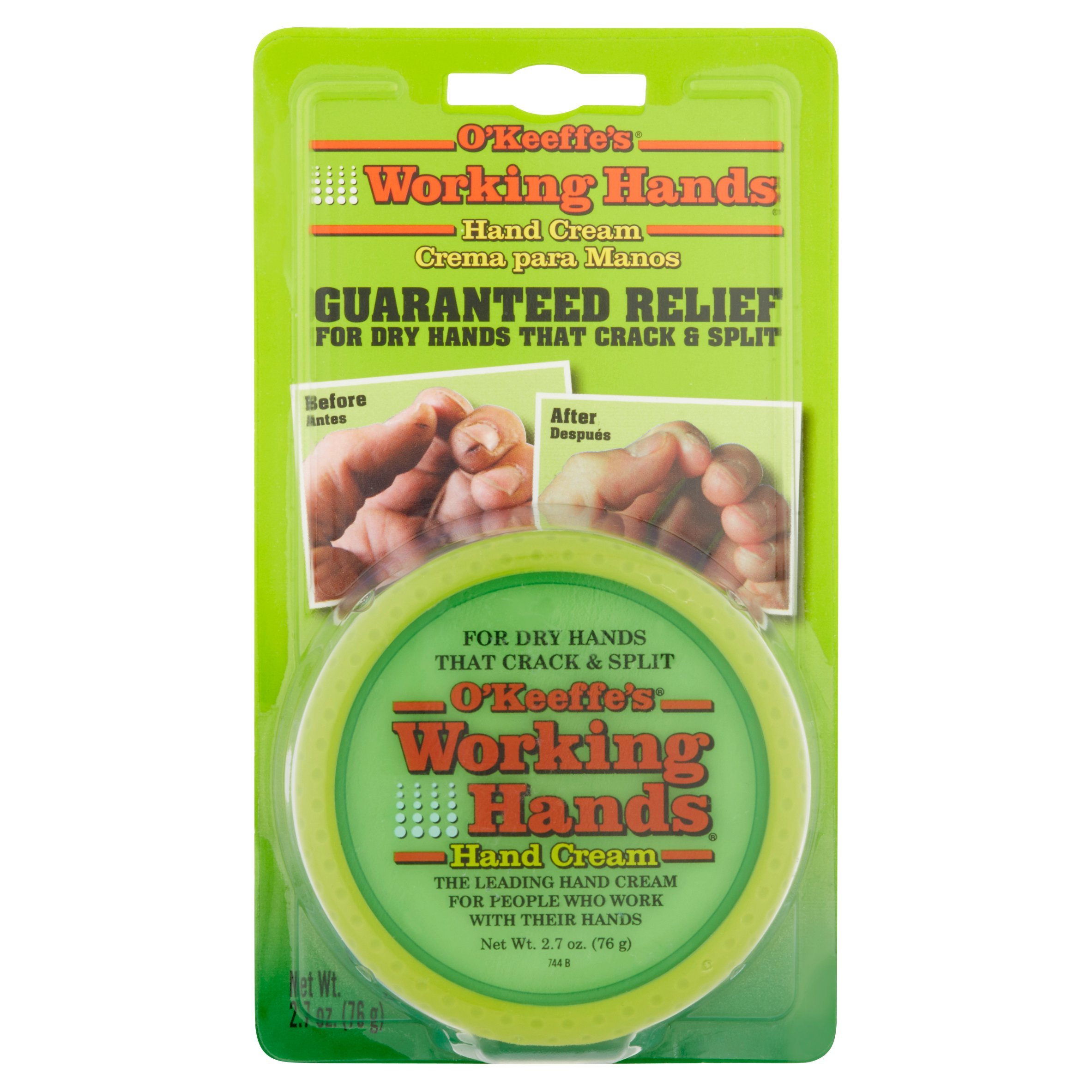 O'Keeffe's Working Hands Hand Cream 2.7oz (Pack of 12) - Intense Moisturizing for Dry, Cracked Hands - Perfect for Mechanics, Gardeners & Healthcare Workers