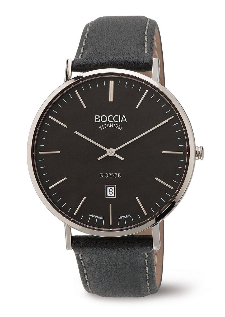 Boccia Titanium Men's Watch 3589-02 - Luxury Waterproof Chronograph Wristwatch for Business, Casual & Outdoor Activities