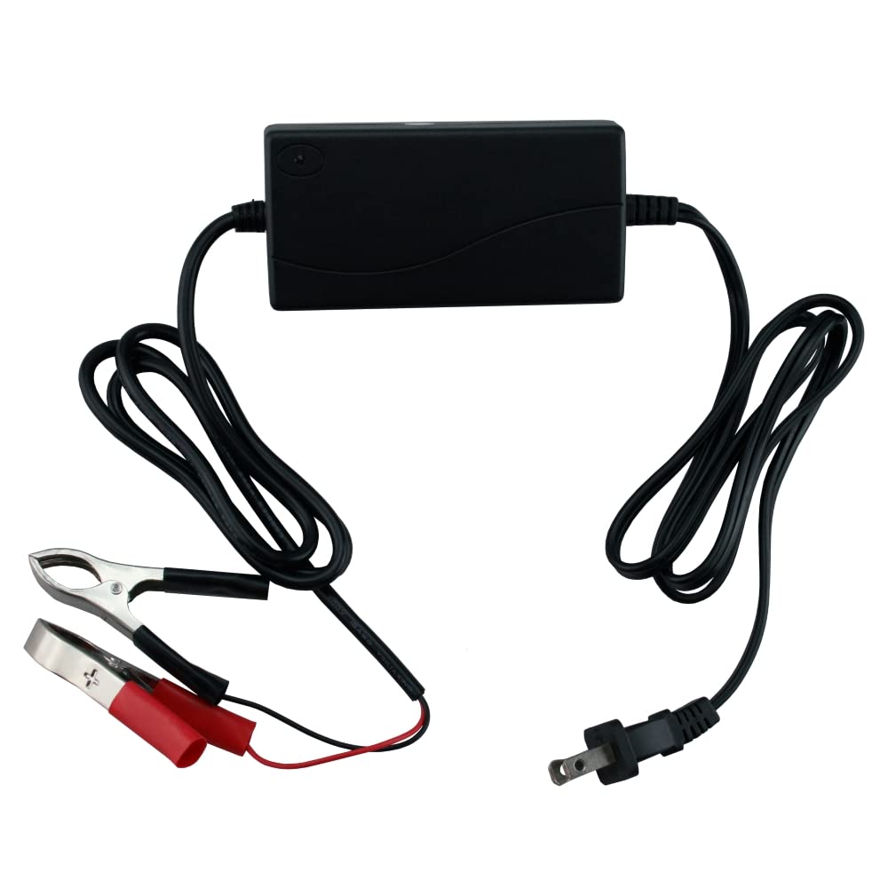 Banshee 12V 3A Sealed Lead Acid Battery Smart Charger - Automatic Float Charger for Motorcycle, Boat, RV & Power Wheels - Perfect for Long-Term Storage & Maintenance