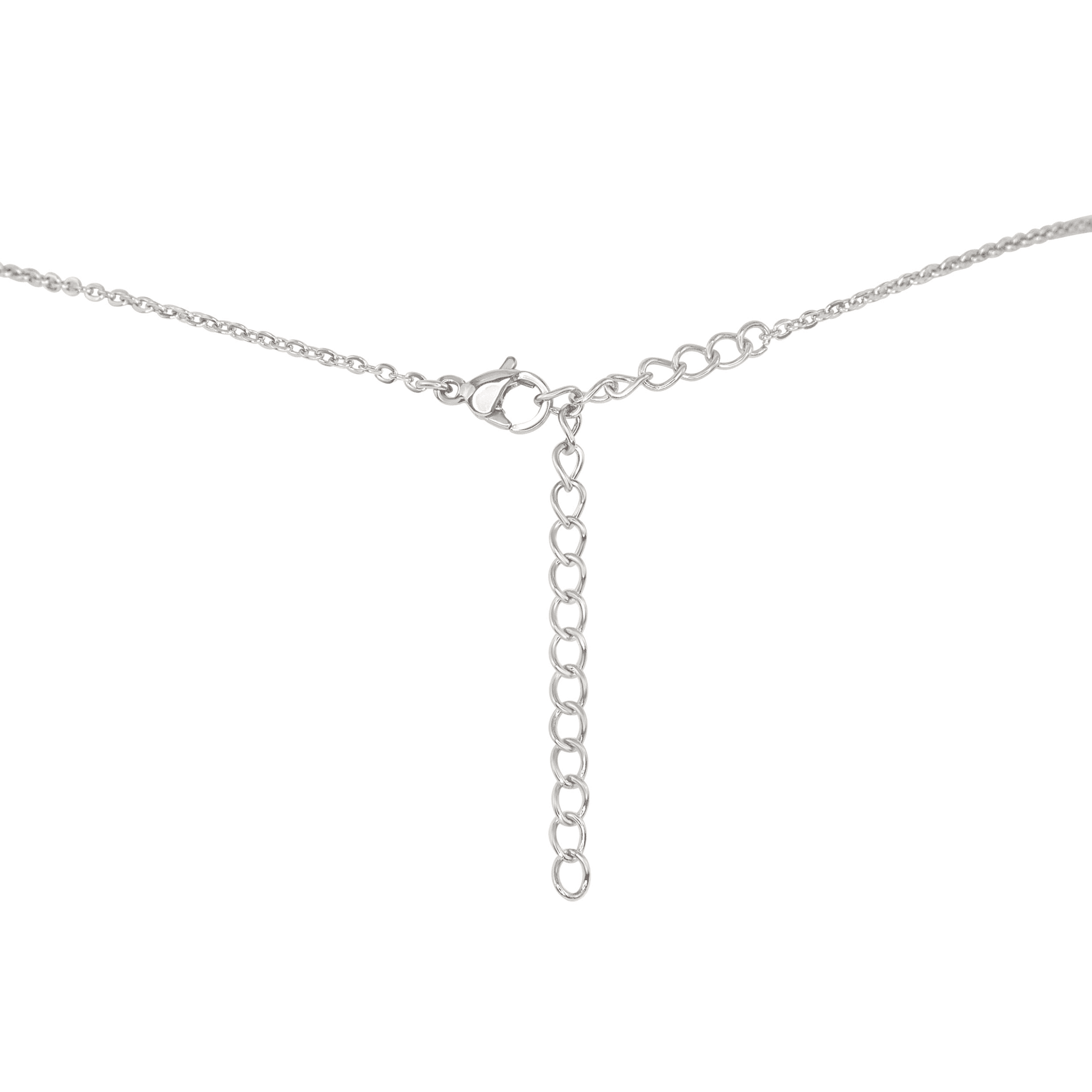 Small Smooth Crystal Quartz Pendant Necklace - Elegant Healing Stone Jewelry for Women, Perfect for Meditation, Yoga & Spiritual Gifts