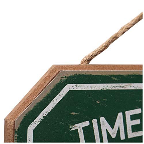 Cabin Time Well Spent Rustic Wood Wall Decor - Handcrafted Hanging Sign for Living Room, Entryway, Garage & Cabin - Perfect for Farmhouse, Lodge & Country Home Decor