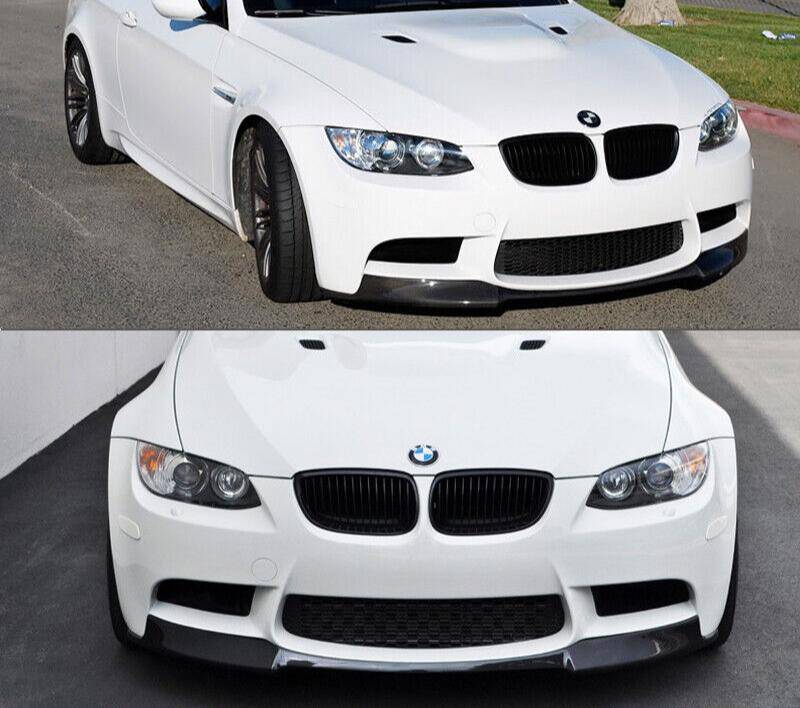 2008-2013 BMW E92 E90 E93 M3 Series V Style Front Bumper Lip Spoiler - 2Dr & 4Dr Sedan Coupe - Aggressive Styling & Enhanced Aerodynamics for Street Racing & Car Shows