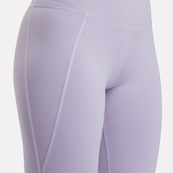 Reebok Women's Lux High Rise Purple Tight Leggings - Workout, Yoga & Running - Comfortable & Stylish Activewear