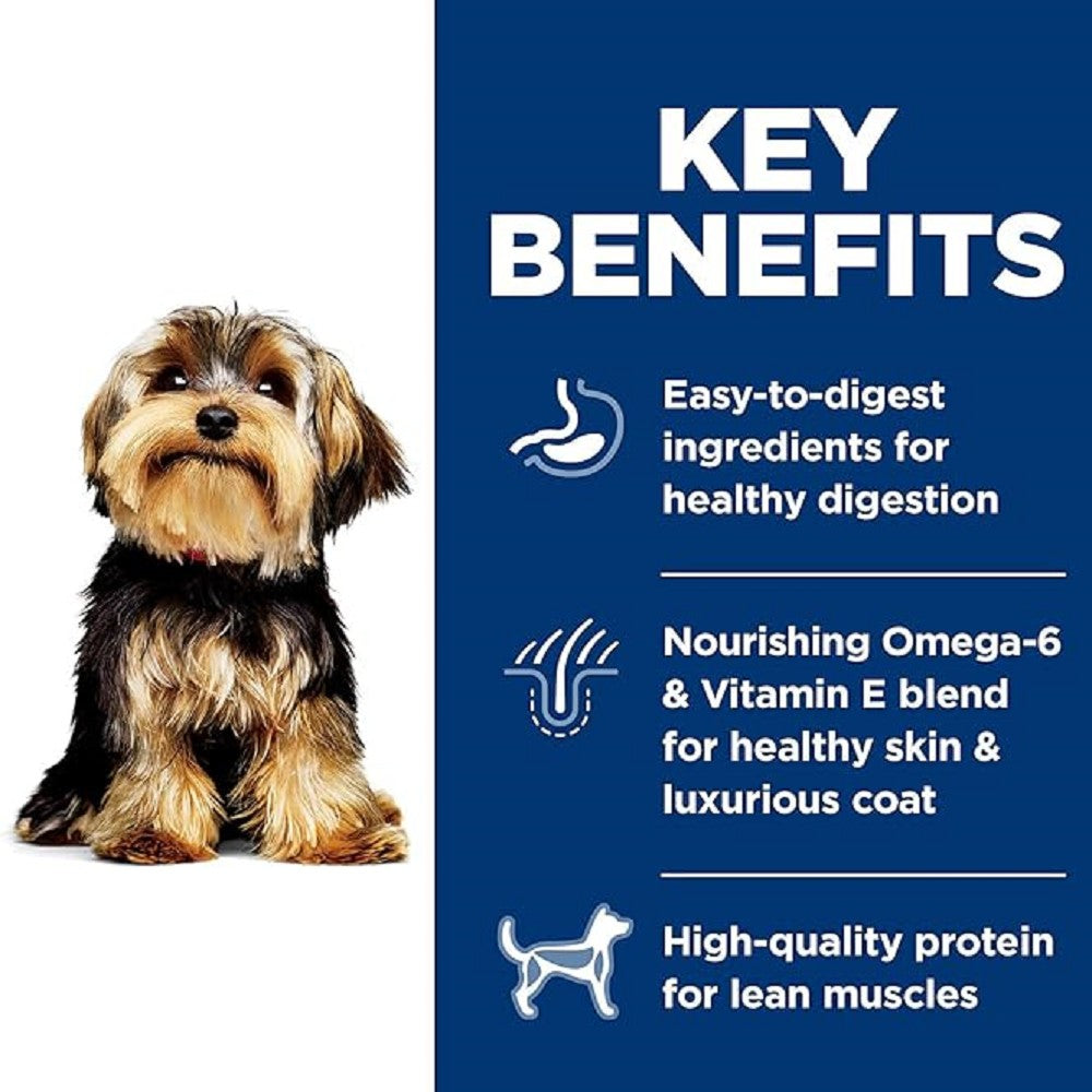 Science Diet Small Paws Adult Dog Food - Lamb Meal & Brown Rice Recipe for Small Breed Dogs (1-6 Years) | Perfect for Indoor Pets & Apartment Living