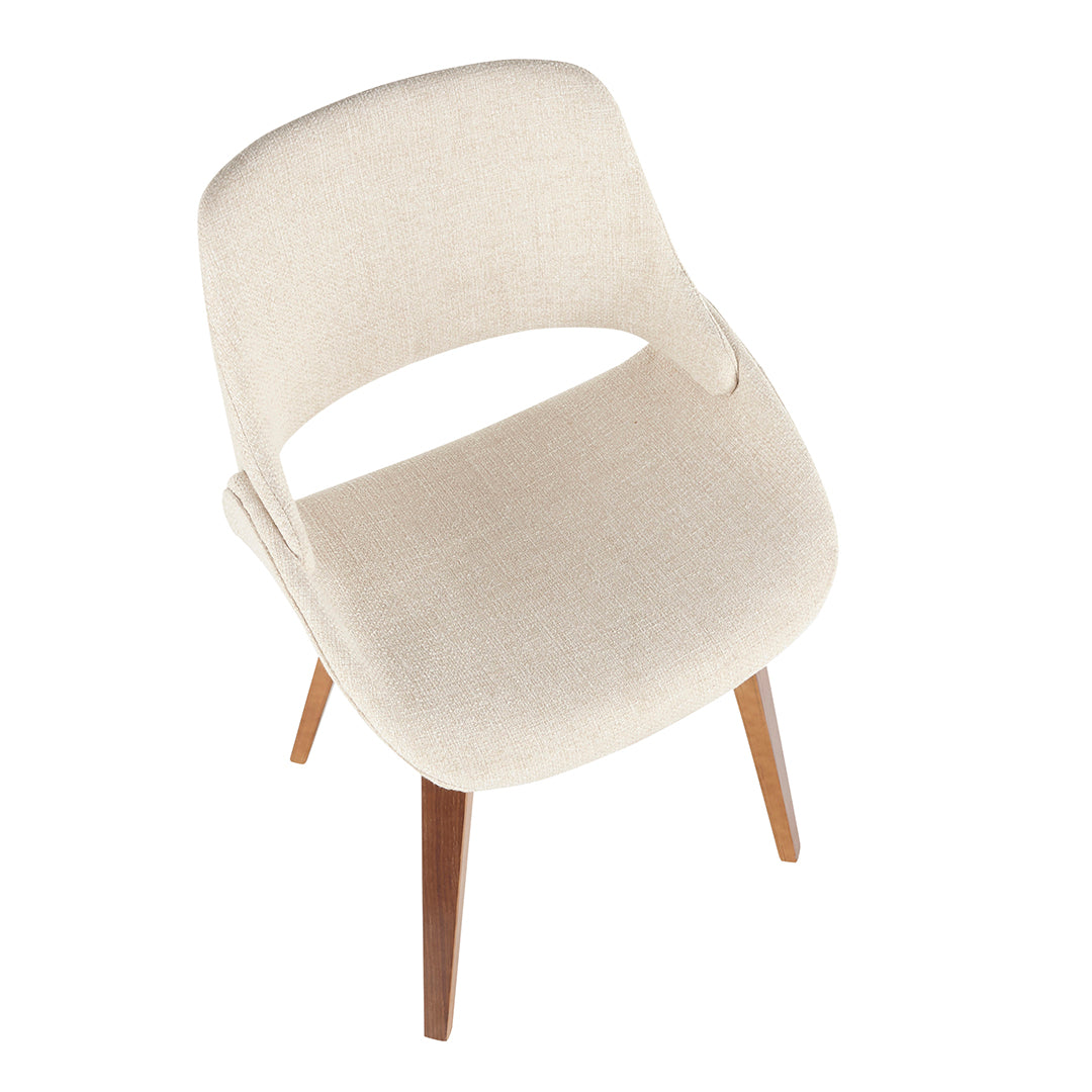 Fabrico Modern Dining Chairs Set of 2 - Sturdy Wooden Kitchen Chairs with Padded Seats - Perfect for Dining Room, Kitchen, Breakfast Nook & Small Spaces