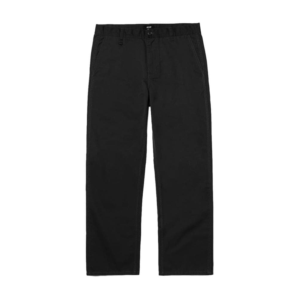 HUF Boyd Pant Black - Men's Streetwear Jogger Pants for Casual Wear & Skateboarding