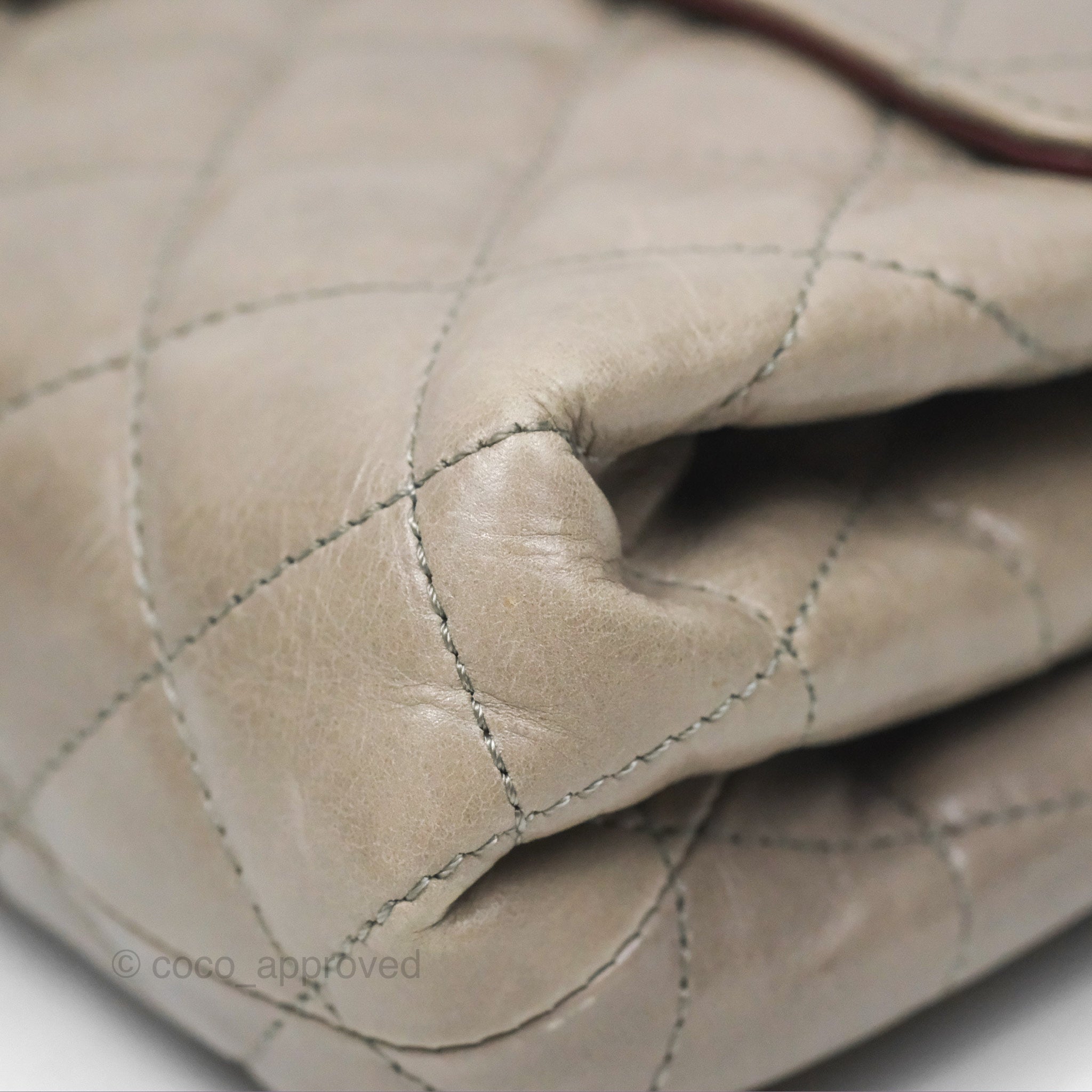 Chanel Accordion Flap Bag in Taupe Crinkled Glazed Calfskin Leather - Luxury Crossbody Bag for Women, Perfect for Date Night & Evening Events