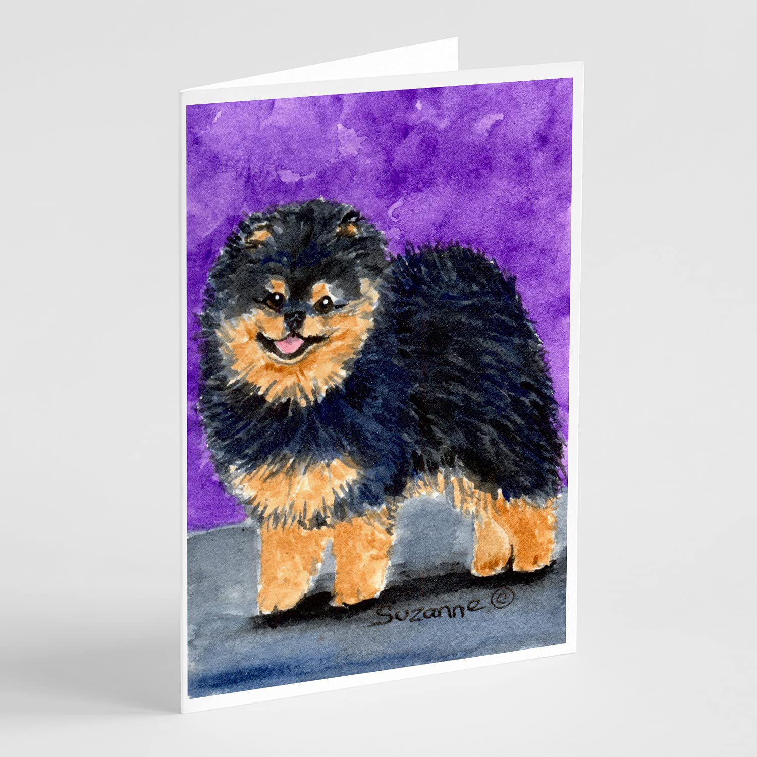 Premium Pomeranian Greeting Cards & Envelopes Set - 8 Blank A7 (5x7) Note Cards for All Occasions | Whimsical Dog Lover Stationery | Perfect for Birthdays, Thank You Notes & Holiday Cards