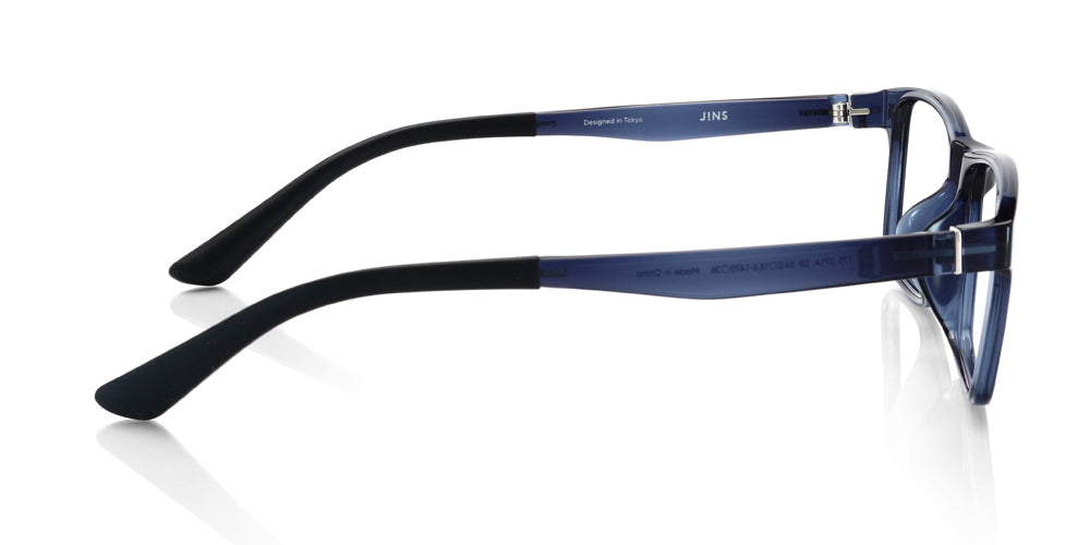 JINS Switch Classic 371 58 - Lightweight Eyeglasses for Men & Women - Blue Light Blocking & UV Protection - Perfect for Office, Gaming & Daily Use
