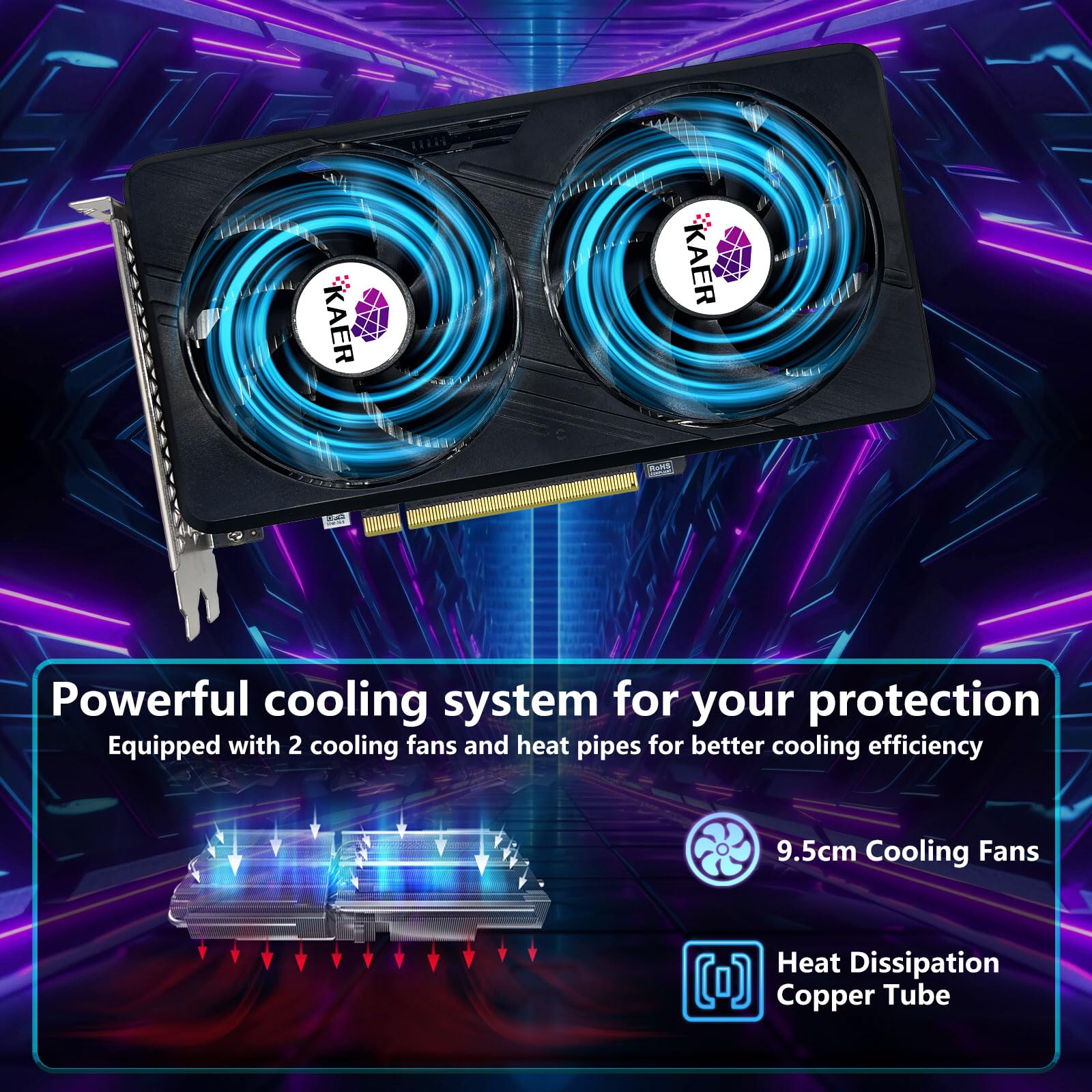 NVIDIA GeForce GTX 1060 3GB GDDR5 192-bit Gaming Graphics Card - Dual Fan, PCIe x16 2.0, DVI/HDMI/DP Output for PC Gaming, VR & 4K Video Editing