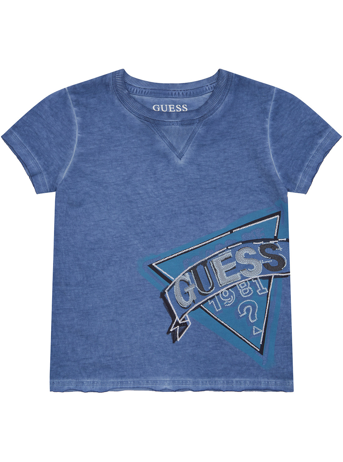 Blue Short Sleeve T-Shirt for Boys (Ages 2-7) - Comfortable Cotton Kids Tee for Playtime & Everyday Wear
