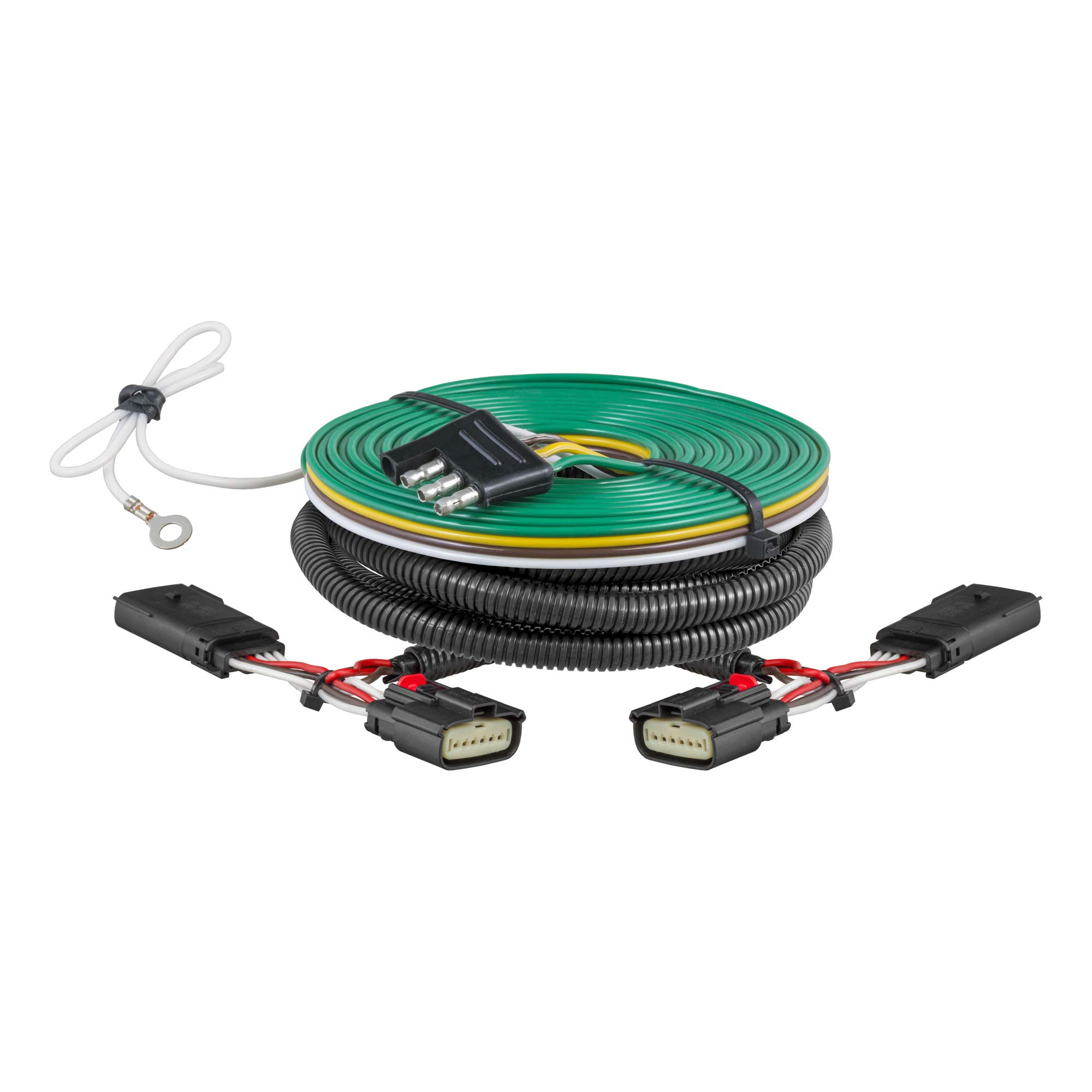 CURT 58965 RV Wiring Harness for Dinghy Towing - Compatible with Cadillac Escalade & GMC Yukon XL - 7-Way Custom Towed-Vehicle Connector - Easy Installation for RV Travel & Camping Adventures