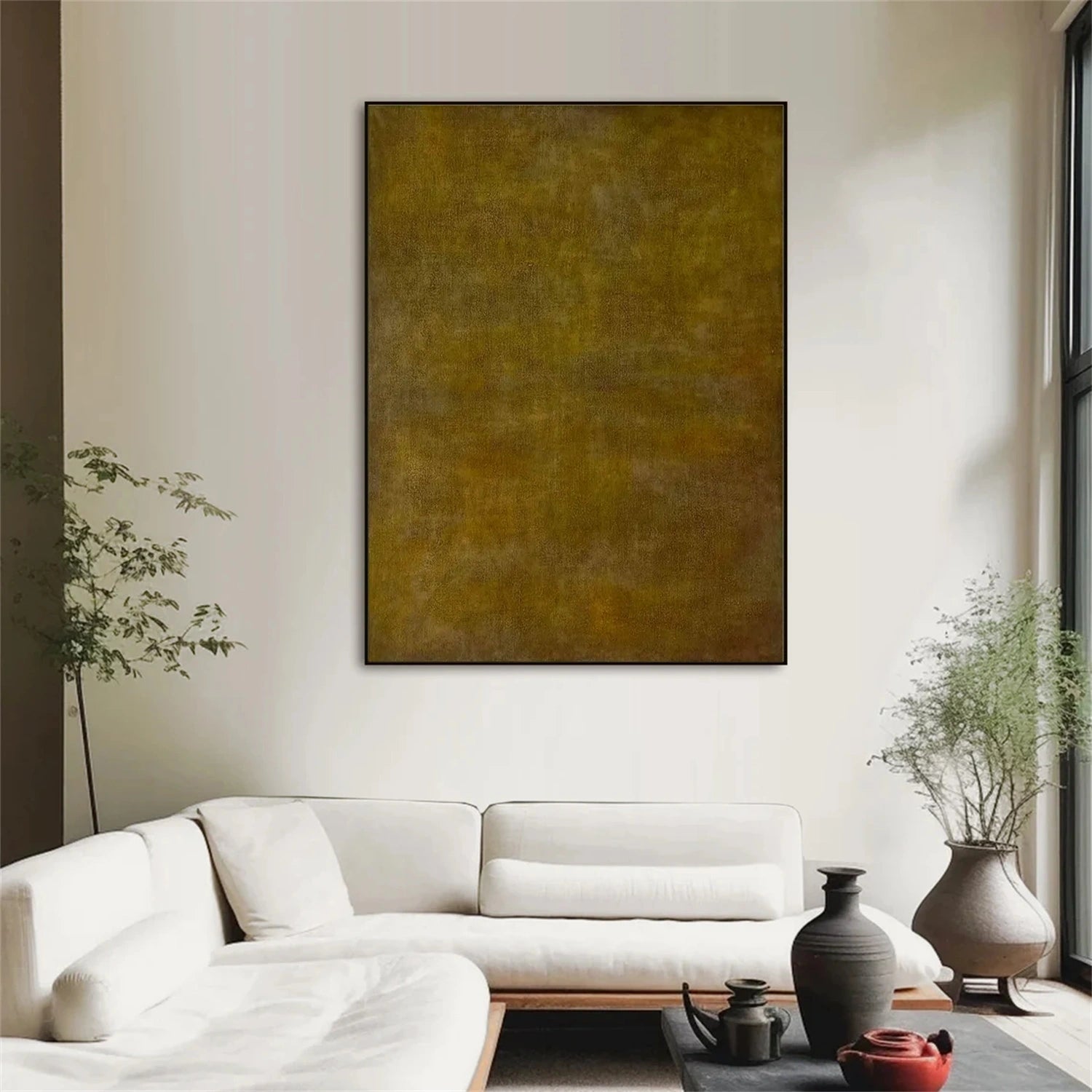 Brown Abstract Wall Art Canvas Print #BB164 - Modern Home Decor for Living Room, Bedroom & Office