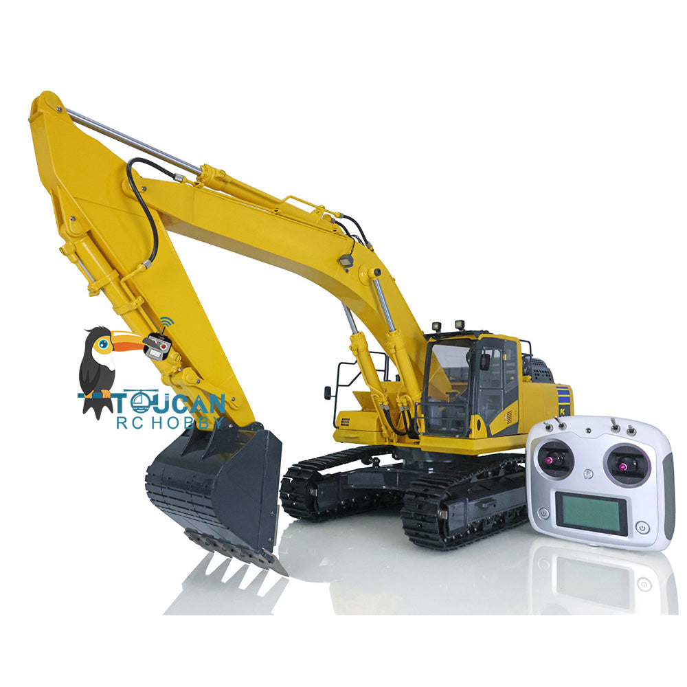 PC360 DIM P3 1/12 Scale Ready-to-Run RC Excavator with Hydraulic System, Valve Pump, LED Lights & Servo Motor - Perfect for Construction Simulation & RC Hobby Enthusiasts