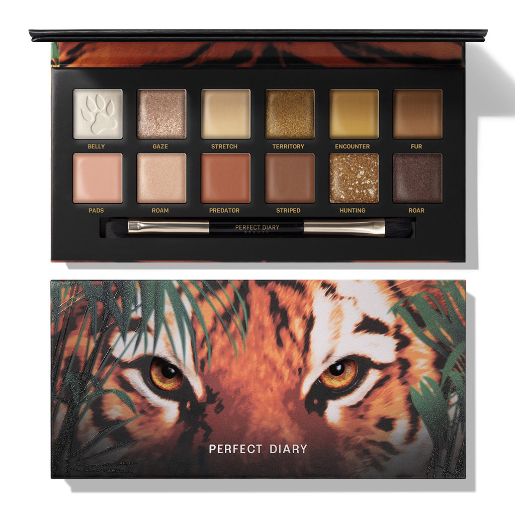 Perfect Diary Explorer Eyeshadow Palette - 12 Highly Pigmented Matte & Shimmer Eyeshadows for Stunning Eye Makeup | Ideal for Day & Night Looks, Parties, and Professional Makeup Artists