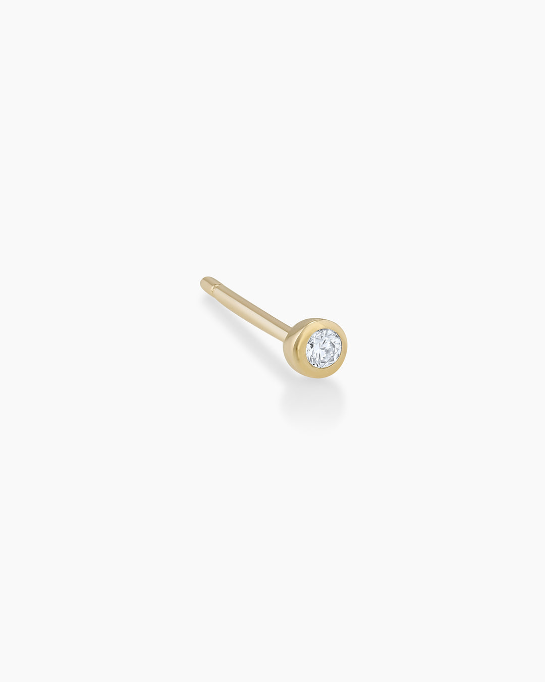 Classic Diamond Single Stud Earrings - 14K White Gold Solitaire Stud Earrings for Women | Perfect for Everyday Wear, Gift Giving & Special Occasions