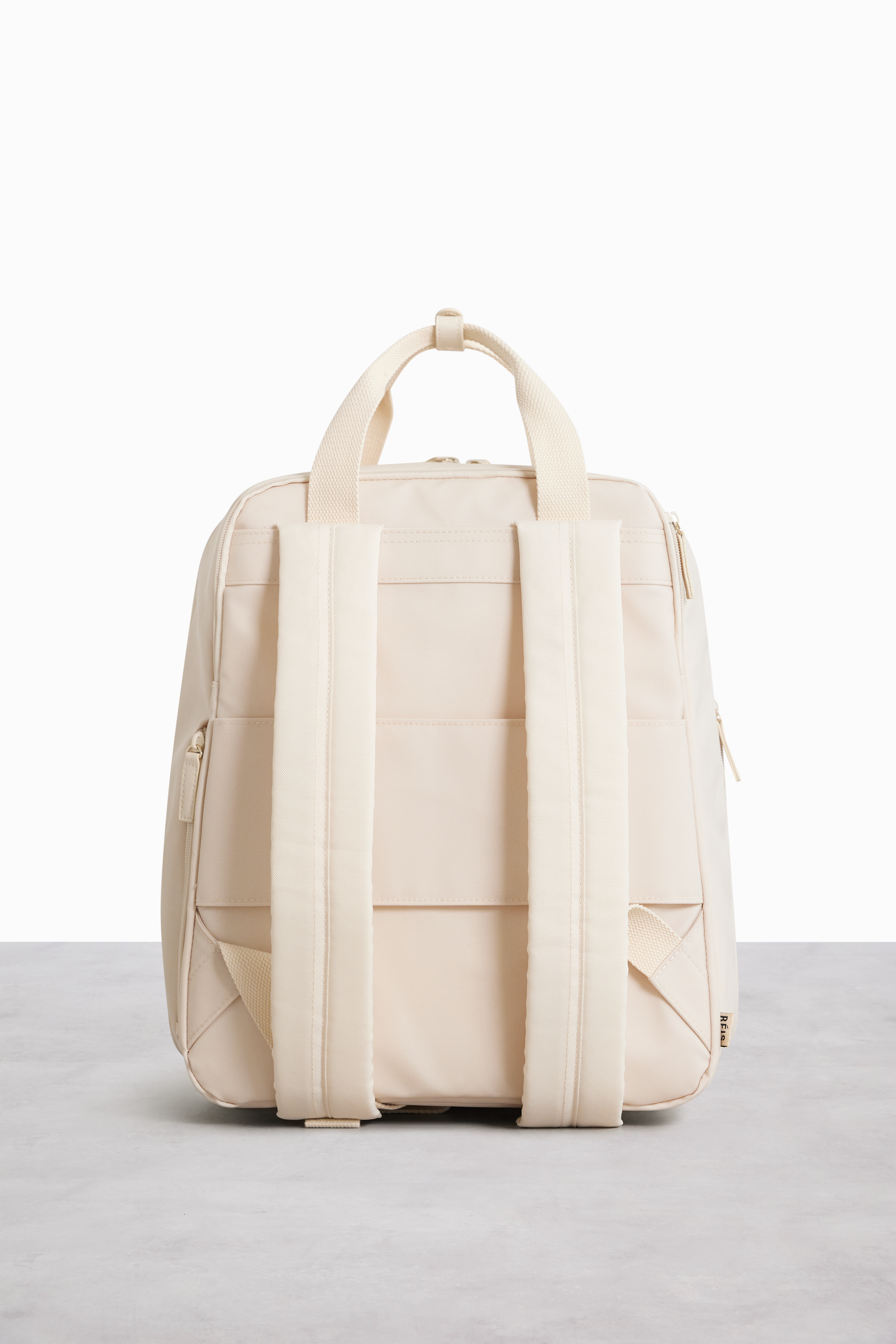 Expandable Beige Backpack for Travel, Hiking & Daily Use - Lightweight & Durable with Extra Storage Space