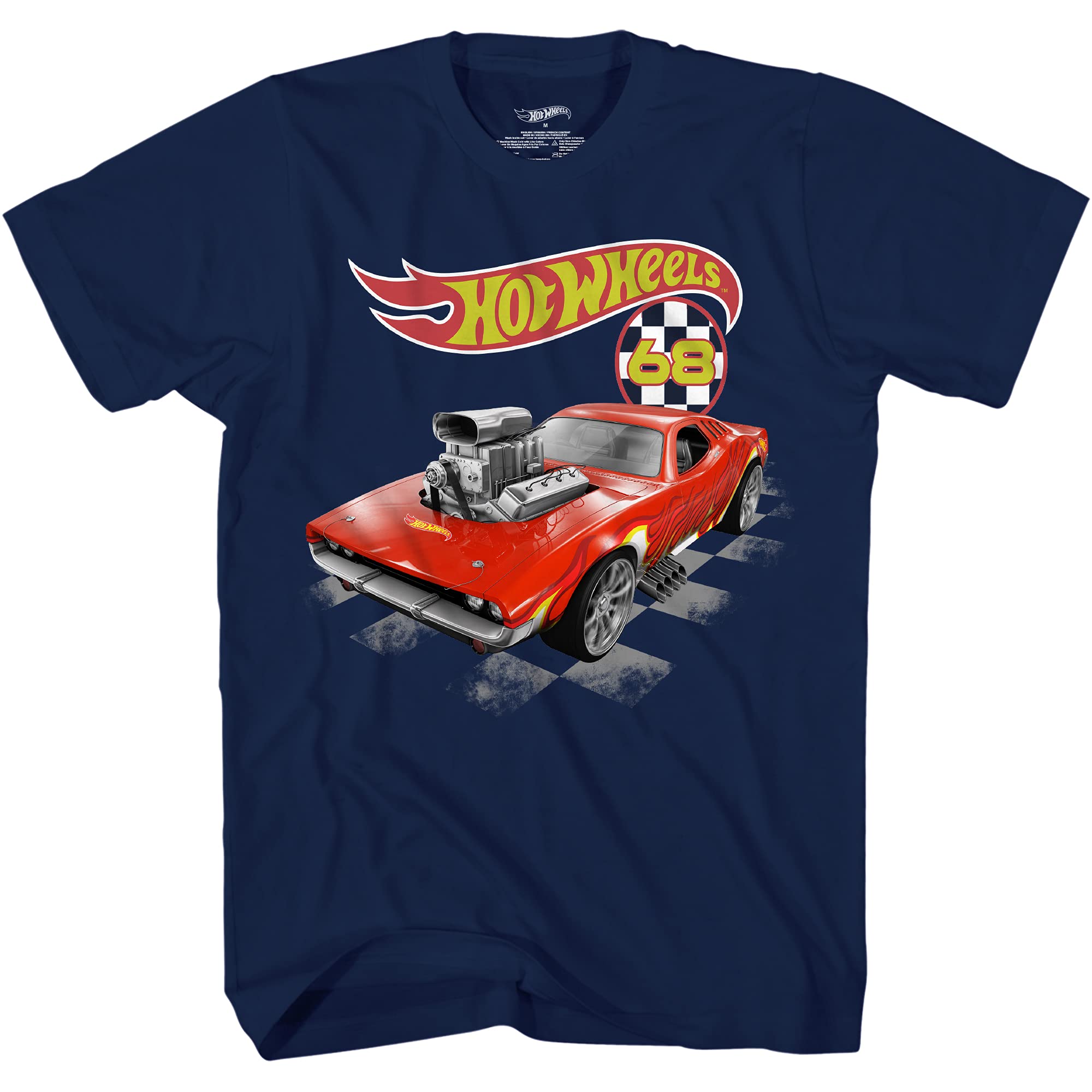Hot Wheels Boys Short Sleeve T-Shirt - Cool Cars Graphic Tee for Kids - Casual Playwear & Birthday Gift for Car Lovers