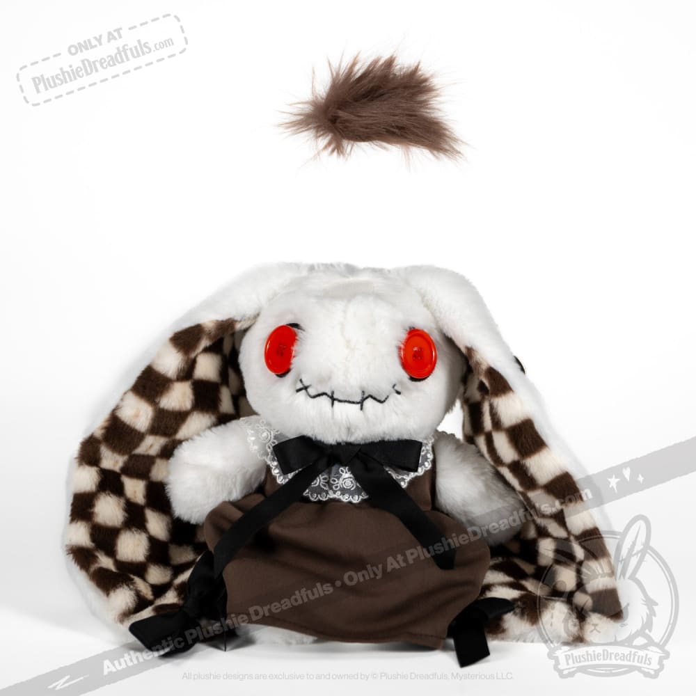 Plushie Dreadfuls Trichotillomania Rabbit - Soft Stuffed Animal Toy for Anxiety Relief & Mental Health Support | Perfect for Therapy, Comfort, and Emotional Healing