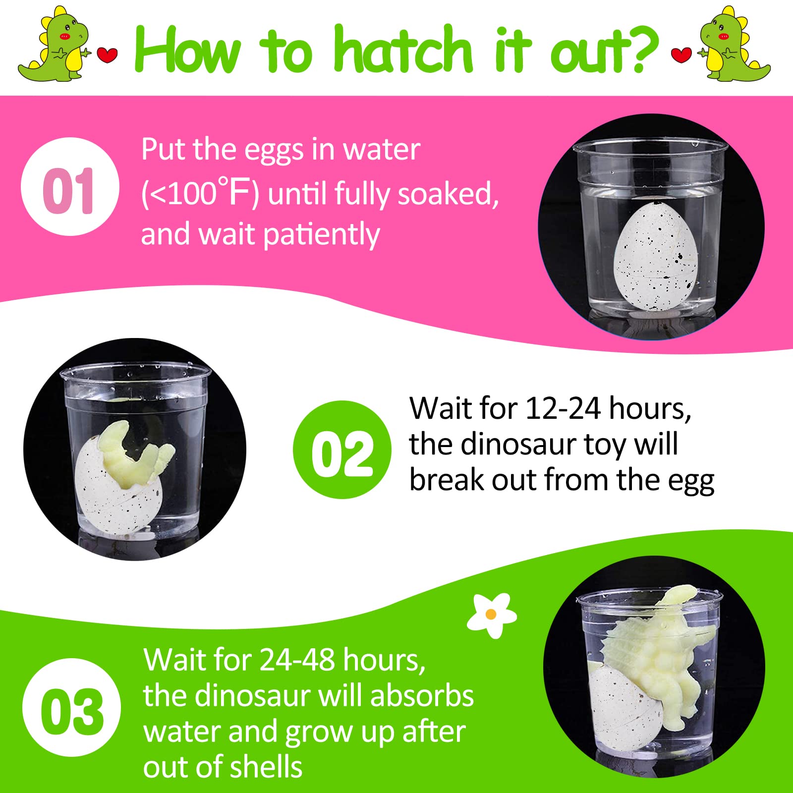 30PCS Hatching Dinosaur Eggs Valentine's Day Cards for Kids - Dinosaur Party Favors, Classroom Exchange Gifts, School Valentine Treats - Perfect for Valentine's Day Parties, Classroom Activities & Kids' Dinosaur Themed Events