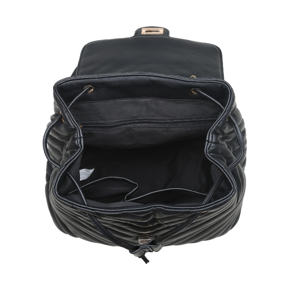 Victoria V Stitch Backpack for Women - Stylish Laptop Backpack with USB Charging Port, Water Resistant College School Bag for Travel, Work & Daily Commute