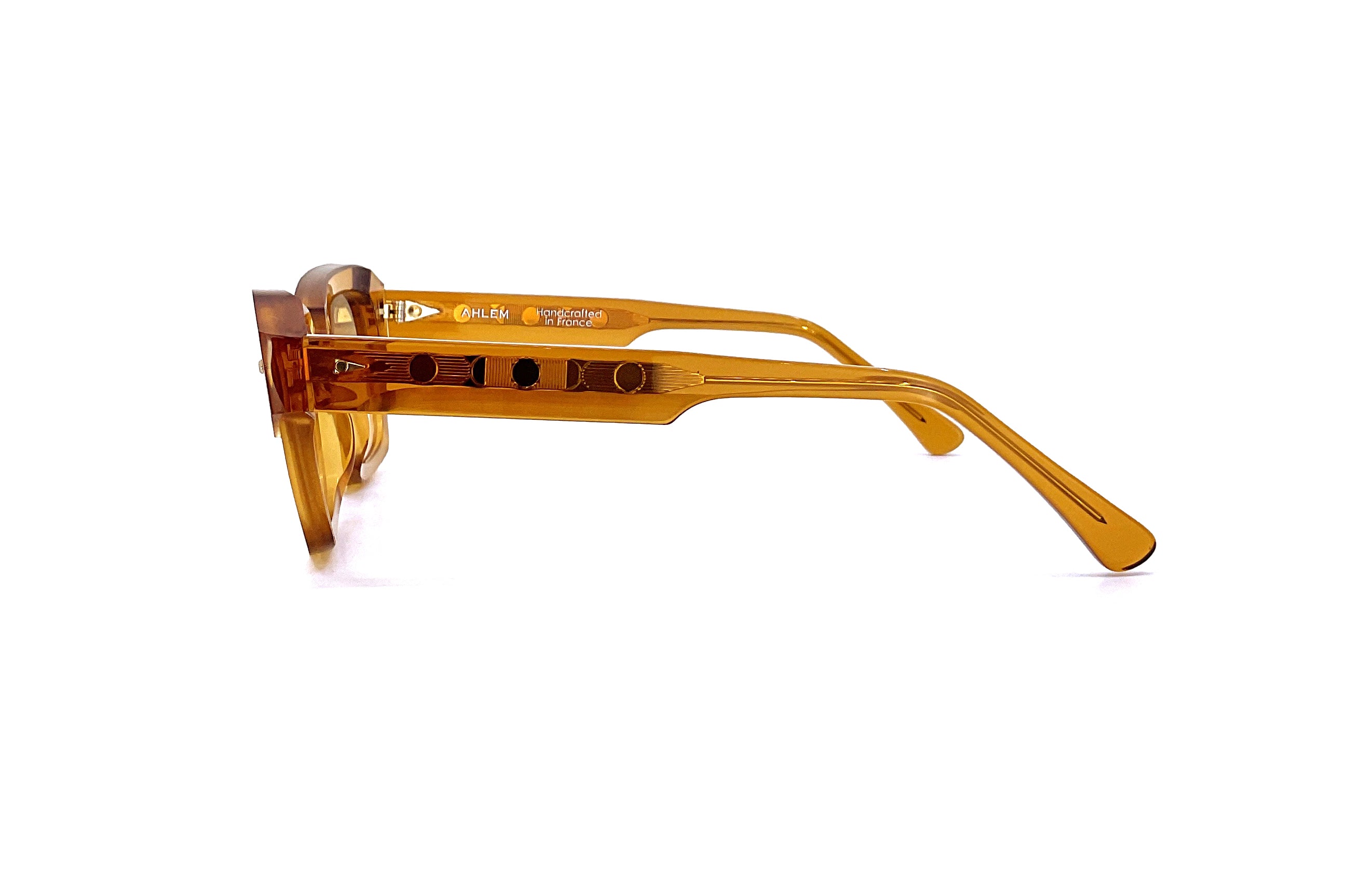 Ahlem Les Halles Sun (Honeylight) Sunglasses - Luxury French Designer Shades for Women & Men - Perfect for Beach, Driving & Outdoor Activities