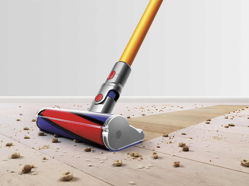 Dyson V8 Absolute Cordless Stick Vacuum Cleaner - Powerful Suction, Lightweight & Yellow | Perfect for Hard Floors, Carpets & Pet Hair Removal