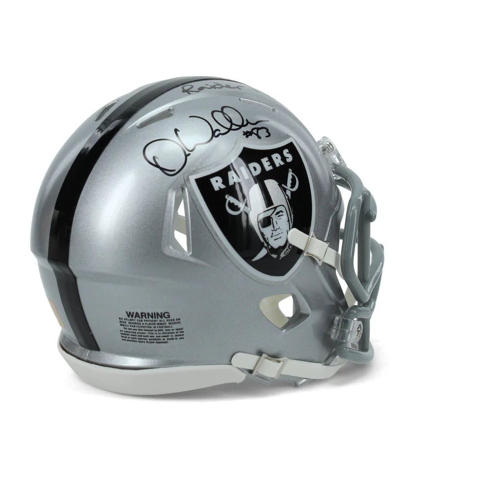 Darren Waller Autographed Las Vegas Raiders Mini Helmet with 