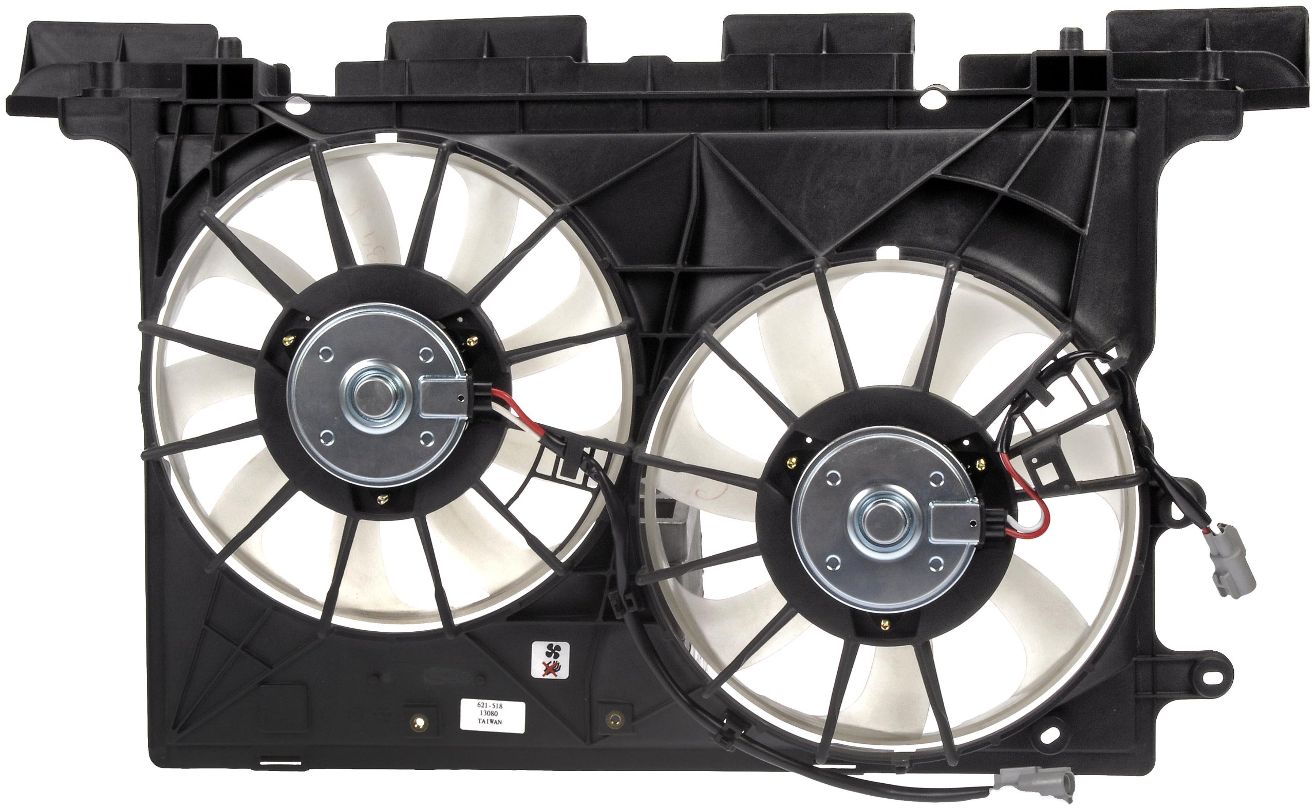 Dorman 621-518 Engine Cooling Fan Assembly Replacement for Chevy, GMC, Cadillac - High Performance Cooling System Part for Hot Weather & Heavy-Duty Use