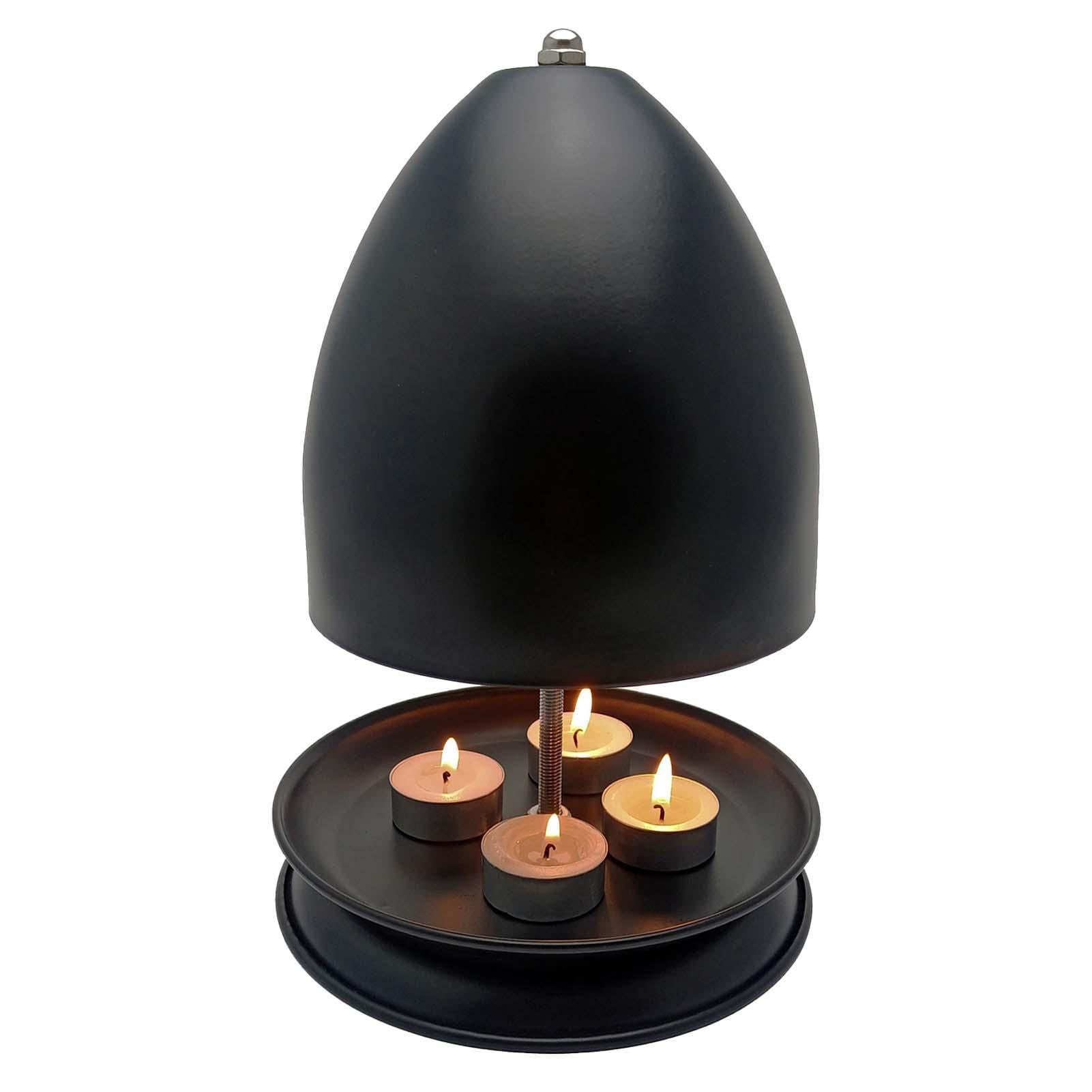 Double Walled Ceramic Radiator - Tea Light Candle Heater | Clay Pot Heater for Indoor Use | Hand Warmer with Double & Single Base | Perfect for Home, Office, and Outdoor Activities