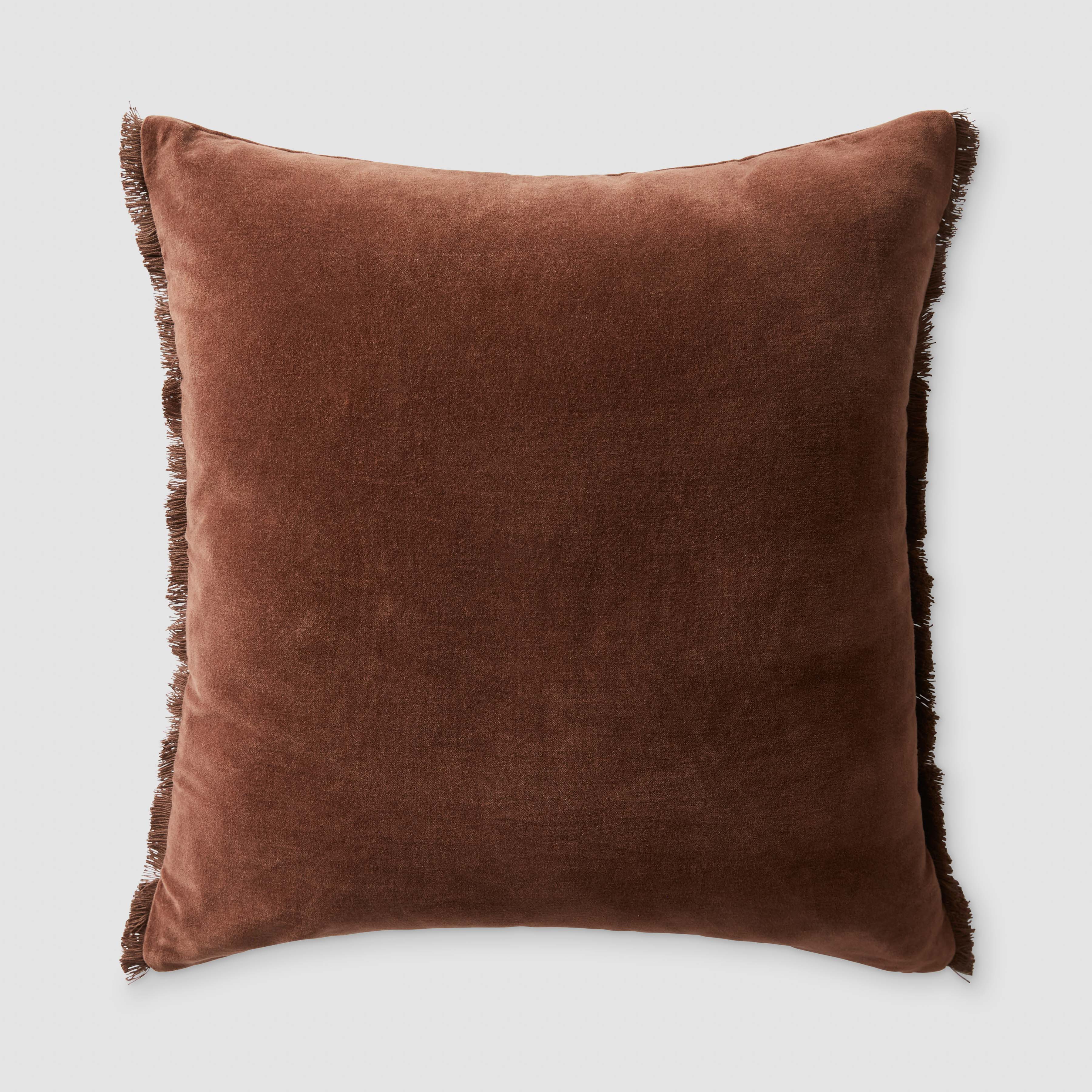 Luxury Velvet Throw Pillow Covers - Soft Decorative Cushion for Sofa, Bed & Home Decor - Elegant Living Room & Bedroom Accent - Set of 2 (18x18 Inches)