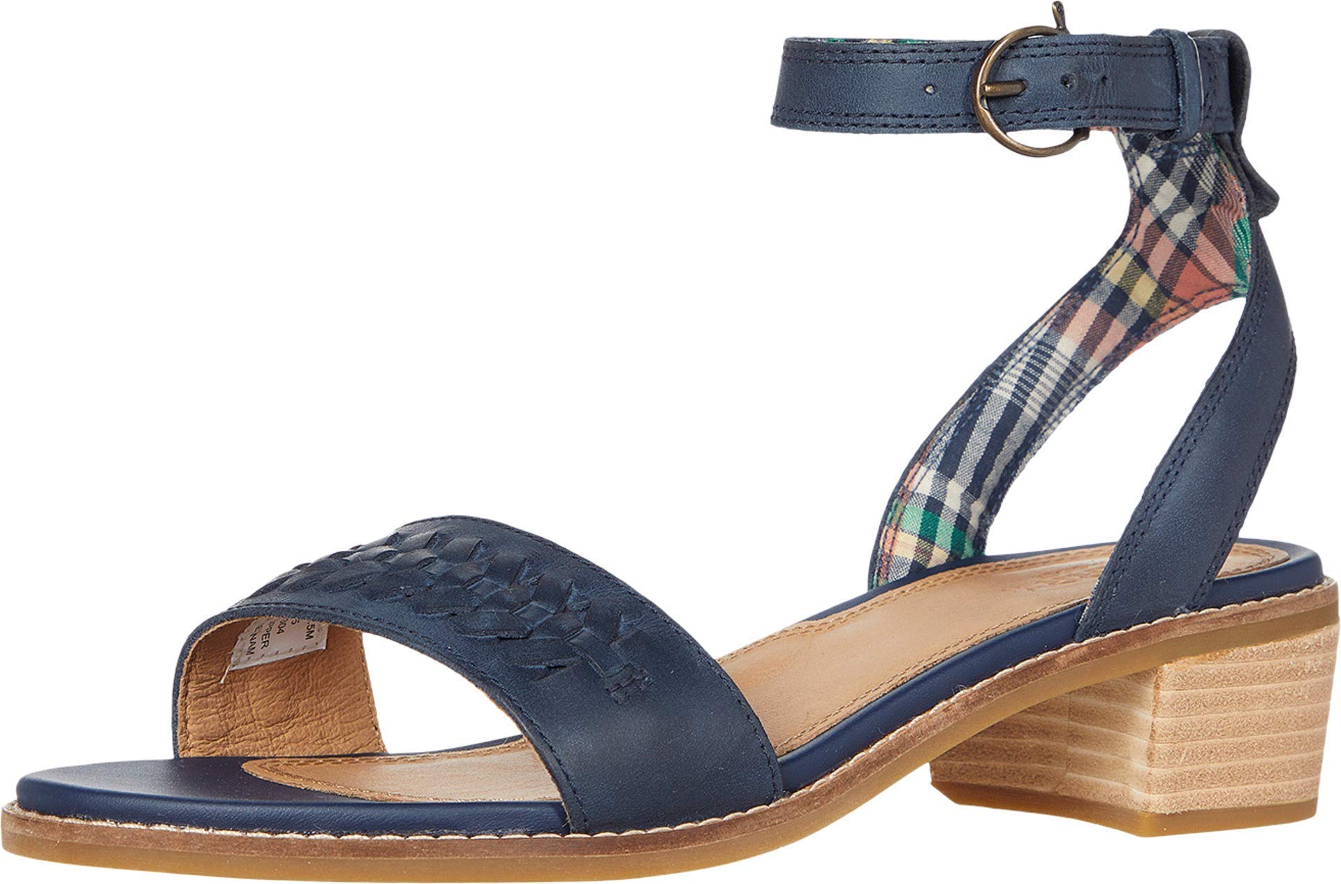 Sperry Women's Seaport City Sandal - Ankle Strap Woven Leather Sandals for Women | Comfortable Beach & Summer Walking Shoes for Outdoor Activities