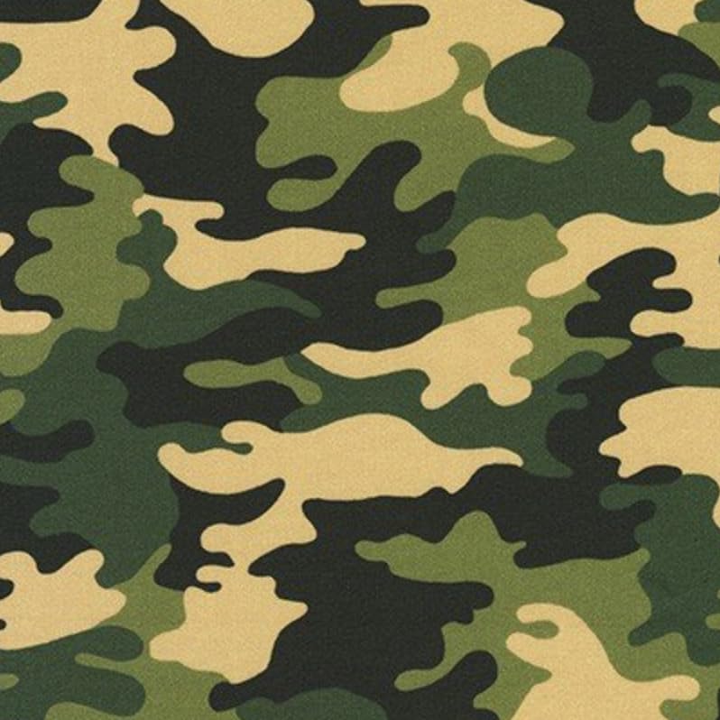 Camo Green, Black