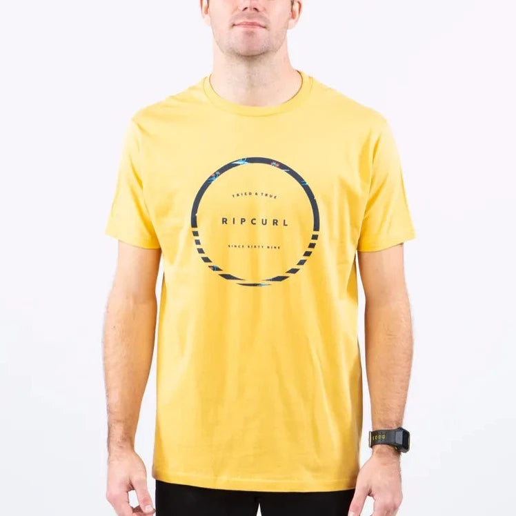 Rip Curl Tried N' True Premium T-Shirt for Men - Comfortable Casual Wear for Surfing, Beach & Everyday Outfits