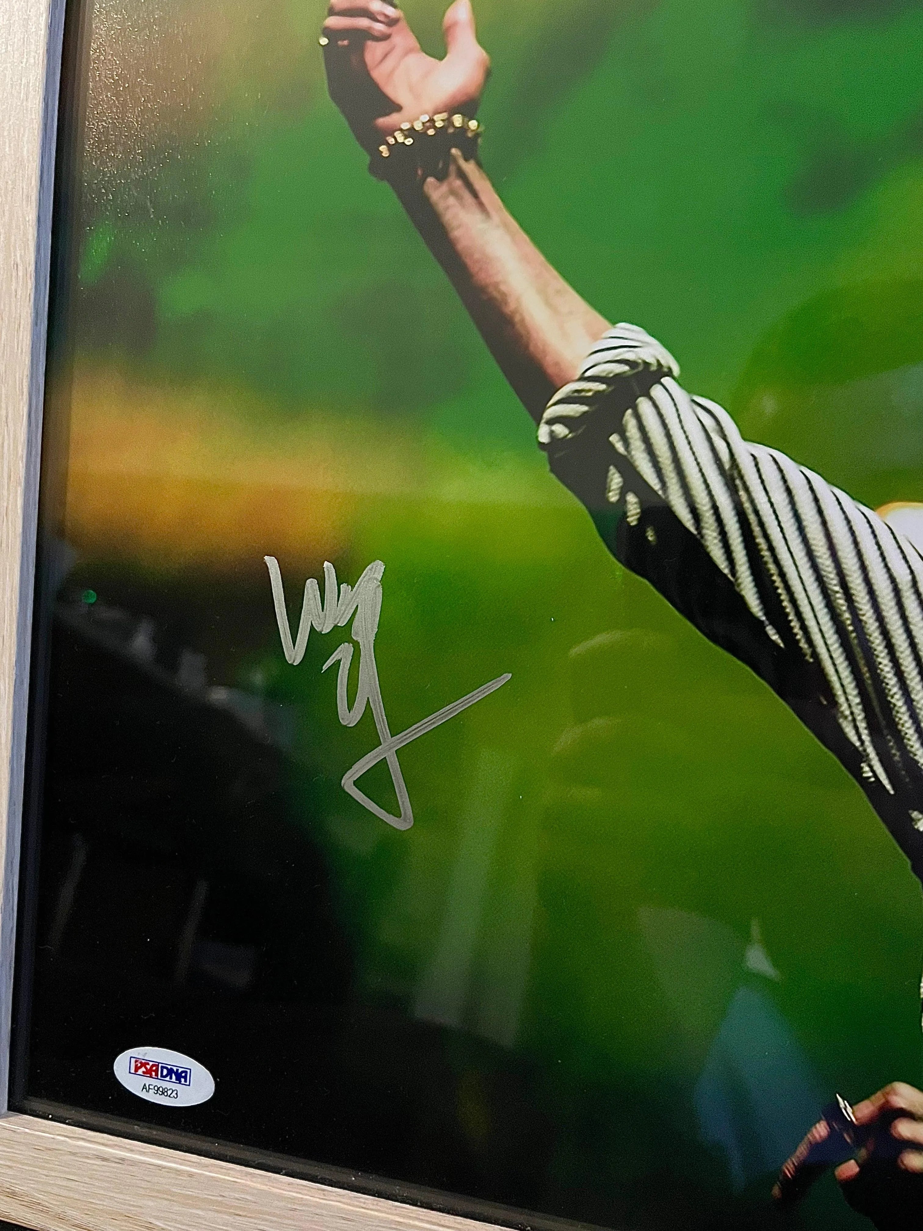 Wiz Khalifa Signed PSA Certified Autographed Photo - Genuine Framed Memorabilia for Collectors & Fans - Perfect for Home Decor, Man Cave, or Gift