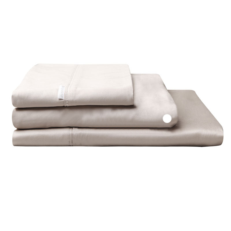 100% Egyptian Cotton Sateen Fitted Sheet 400 Thread Count - King Size (60cm) for Luxury Bedding - Perfect for Hotels, Guest Rooms & Master Bedrooms