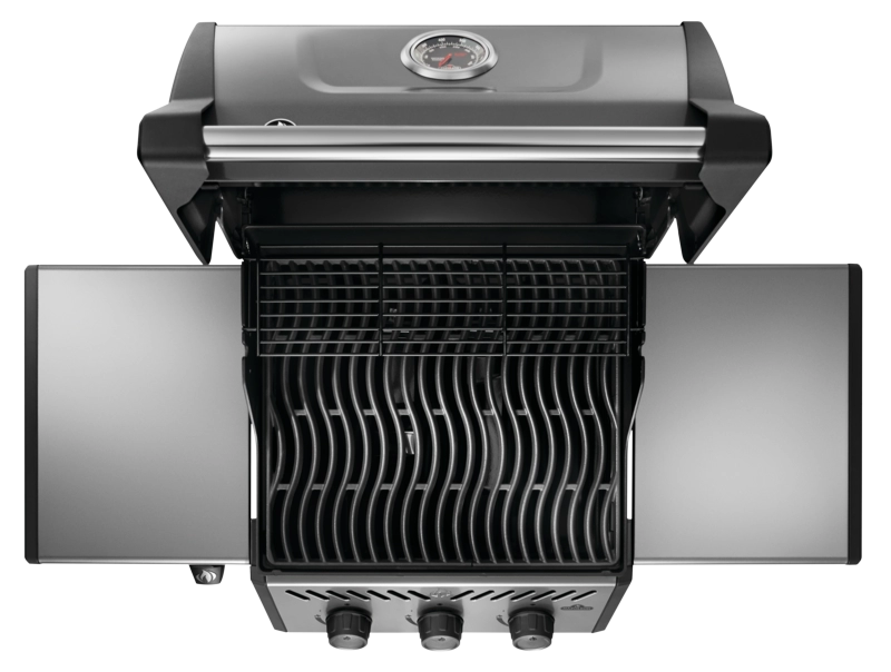 Napoleon Freestyle 365 3-Burner Propane Gas Grill - Freestanding Outdoor BBQ Grill for Patio, Backyard, and Tailgating | Durable Stainless Steel Construction | Perfect for Grilling Burgers, Steaks, and Vegetables