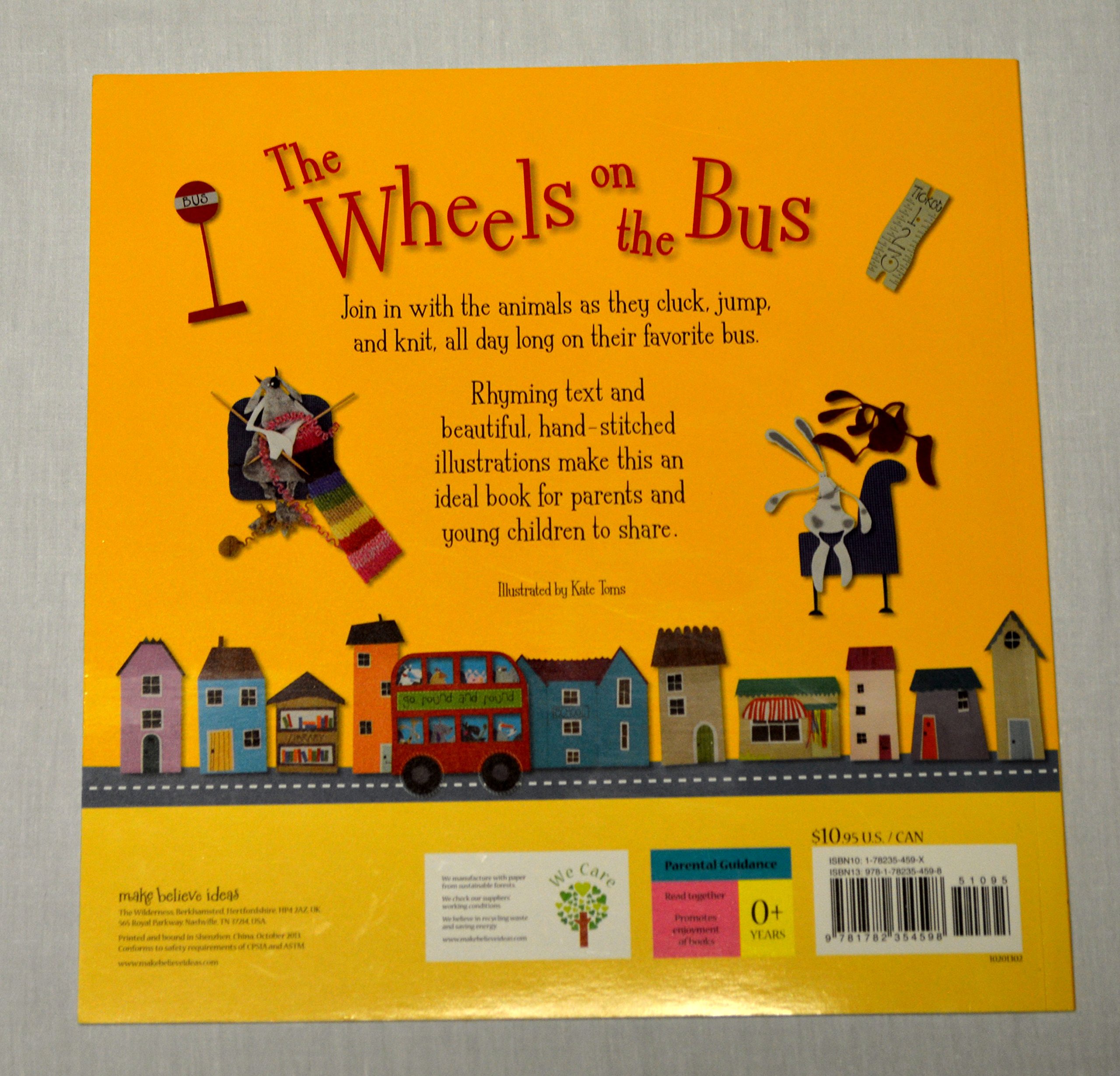 The Wheels on the Bus - Classic Children's Nursery Rhyme Book | Perfect for Storytime, Preschool Learning & Bedtime Reading