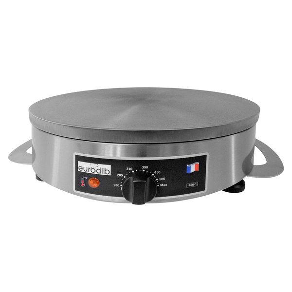 Eurodib CEEB42 208V 15.9 Electric Crepe Maker - Commercial Grade 240V Crepe Machine for Restaurants, Cafes & Catering Businesses