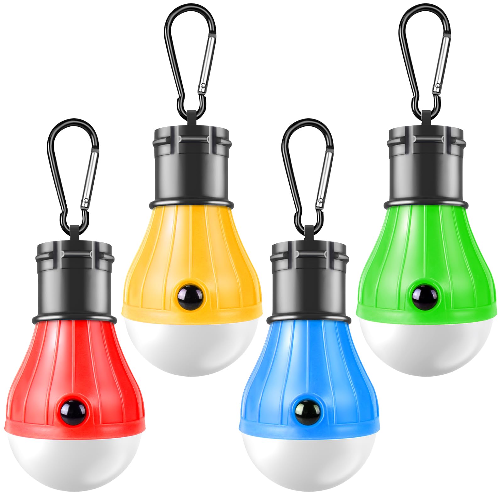 PEMOTech 4-Pack LED Camping Lantern - Waterproof, Portable for Outdoor Adventures