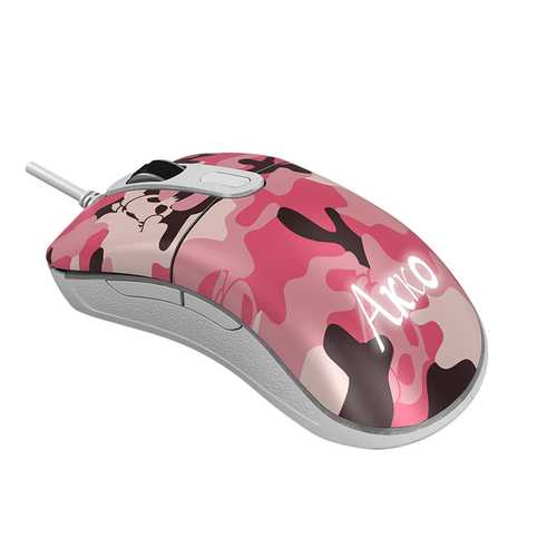 Akko Retro Cat Series Gaming Mouse - 4000DPI Optical Sensor, RGB Backlit, USB Wired for PC - Perfect for FPS, MOBA & Office Work