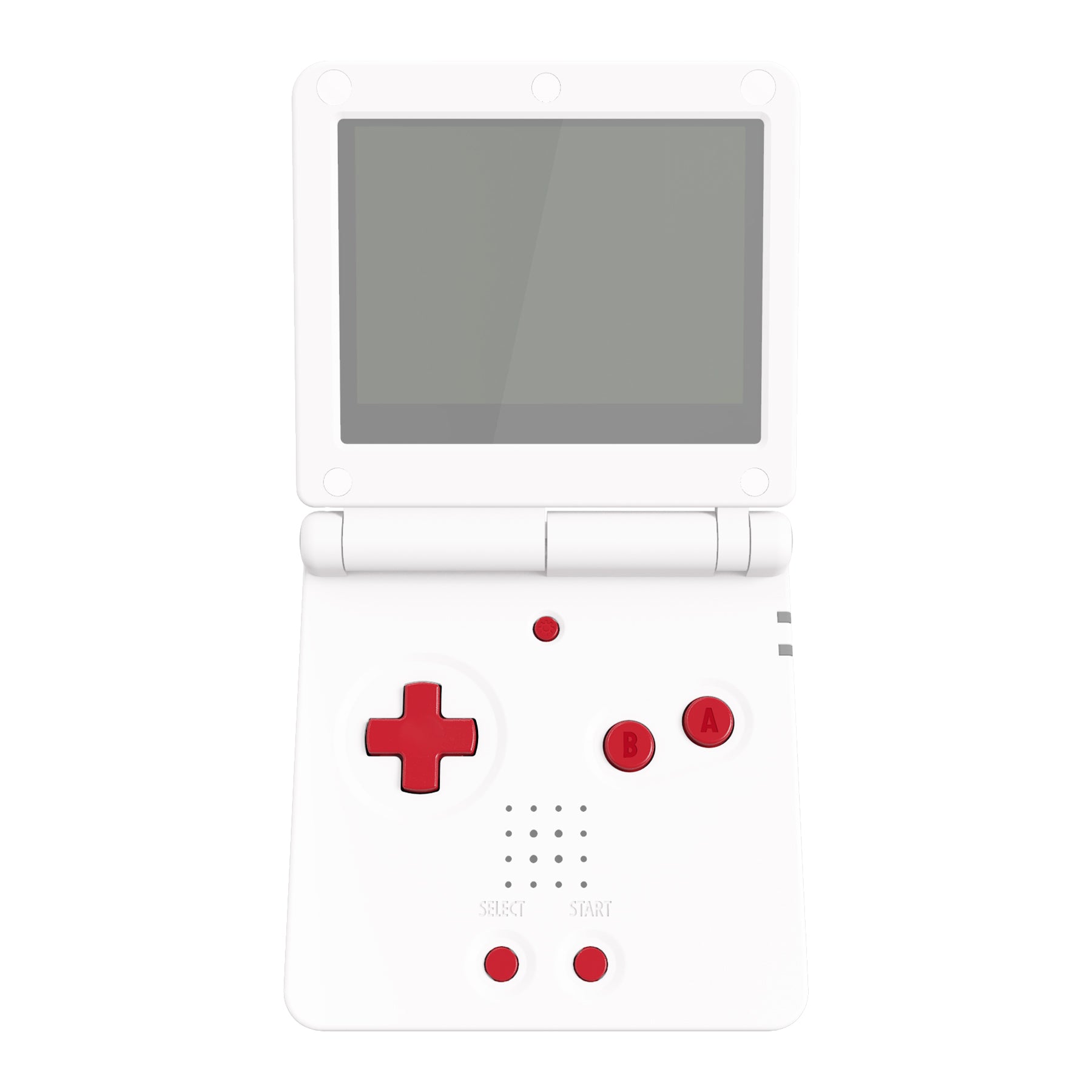 eXtremeRate Passion Red Custom Full Set Replacement Buttons for Gameboy Advance SP (GBA SP) - ABLR, Power, Volume & D-Pad Buttons | High-Quality Upgrade Parts | Perfect for Gaming Enthusiasts & Console Modders | Console Not Included