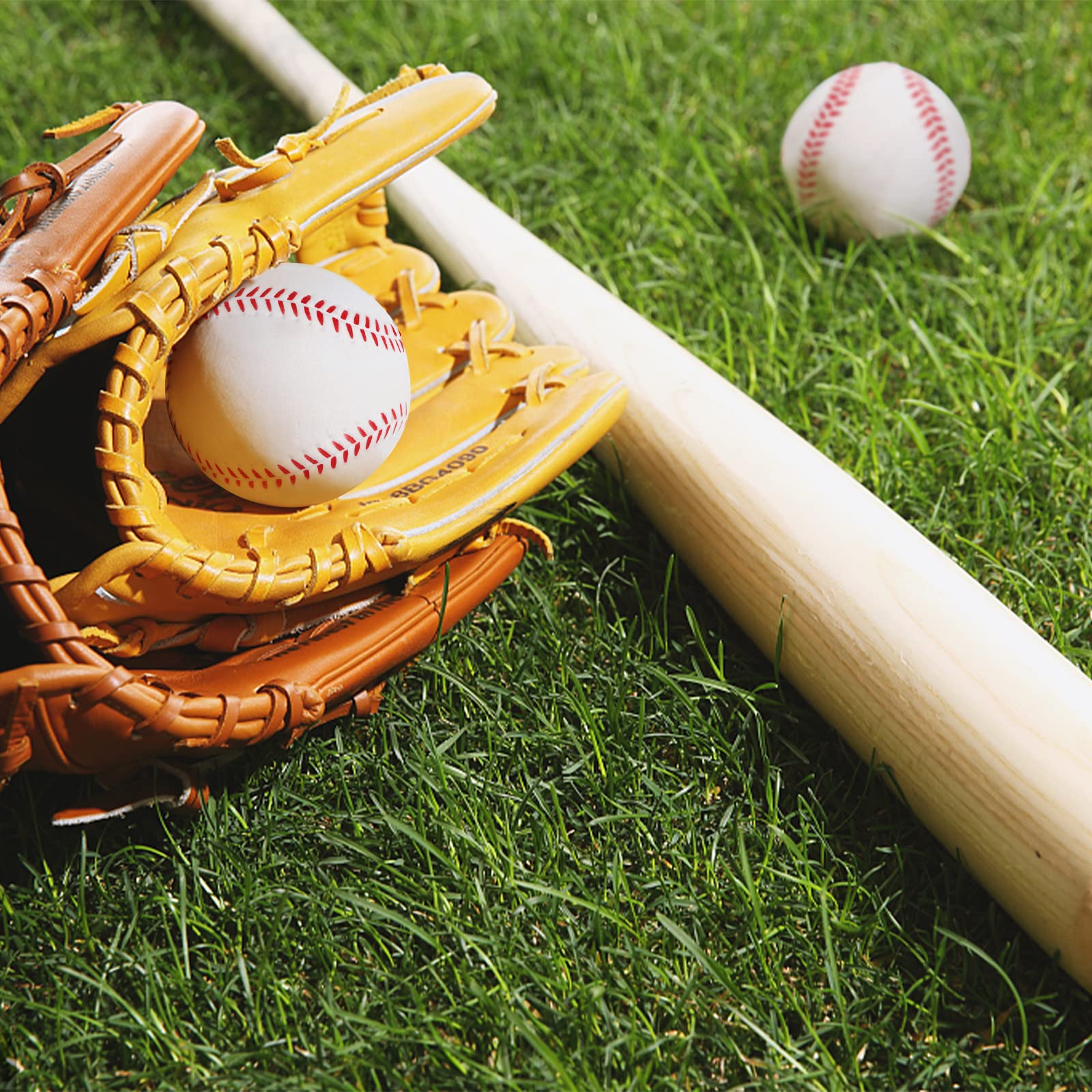 9 Inch Foam Baseballs - Soft Training Baseballs for Pitching Practice, Stress Relief & Baseball Drills | Includes Drawstring Bag | Perfect for Kids, Beginners & Indoor/Outdoor Training