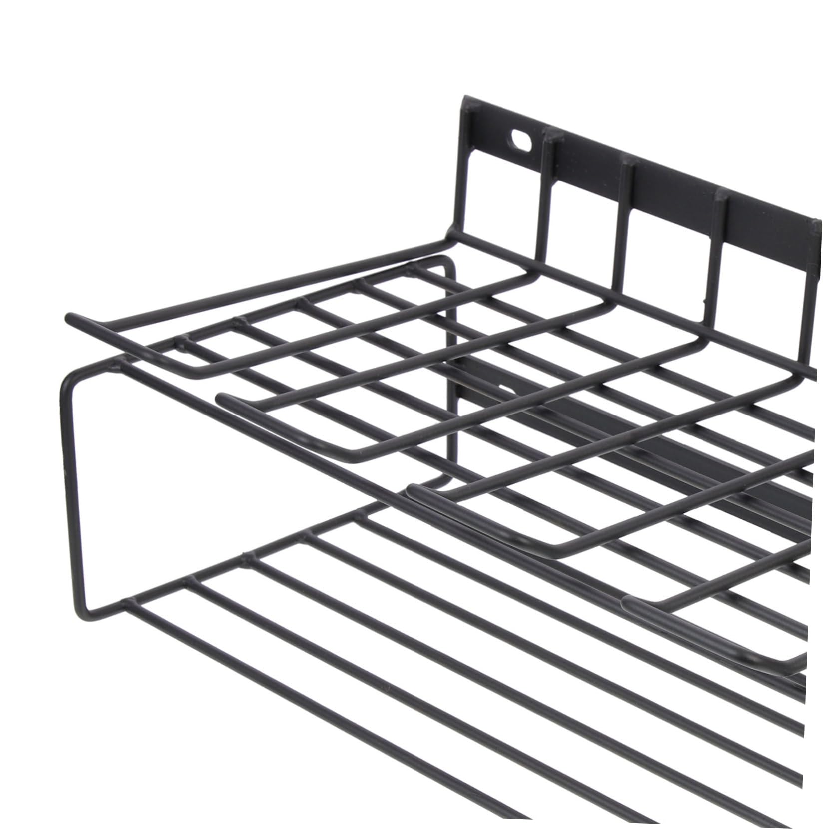 CAXUSD Heavy Duty Wall Mount Tool Organizer - Iron Garage Storage Rack, Floating Workshop Shelf for Home & Garage Organization - Perfect for Tools, DIY Projects, and Workshop Storage