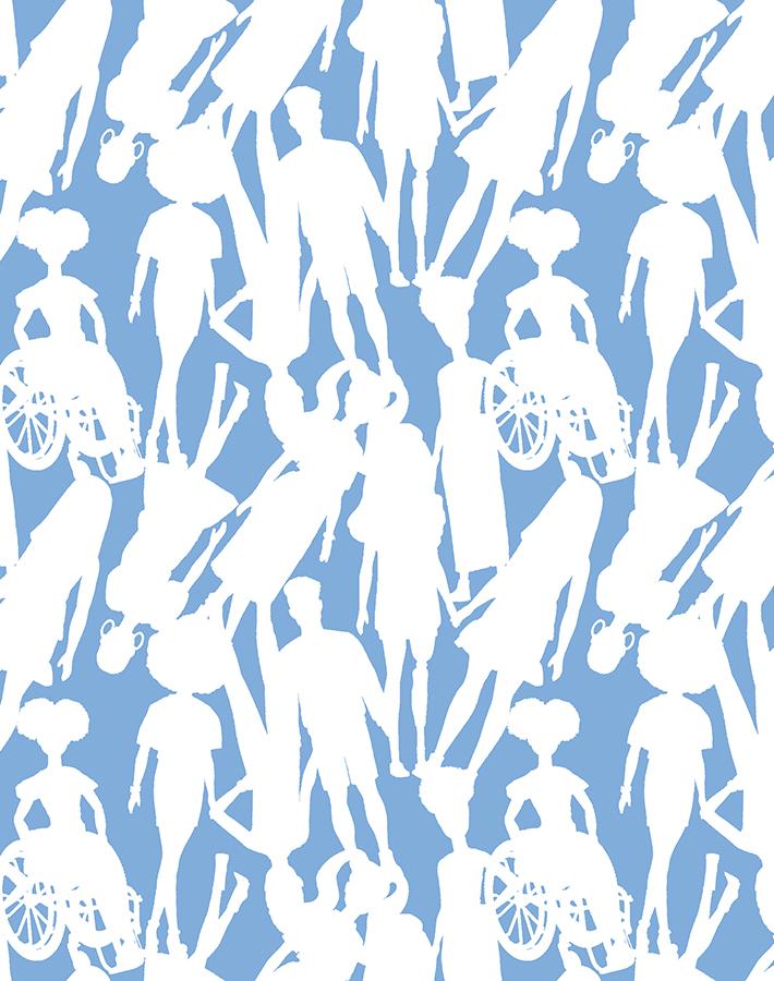 Barbie™ Denim Fashionistas™ Silhouettes Wallpaper - Perfect for Kids' Rooms, Playrooms & Barbie-Themed Decor