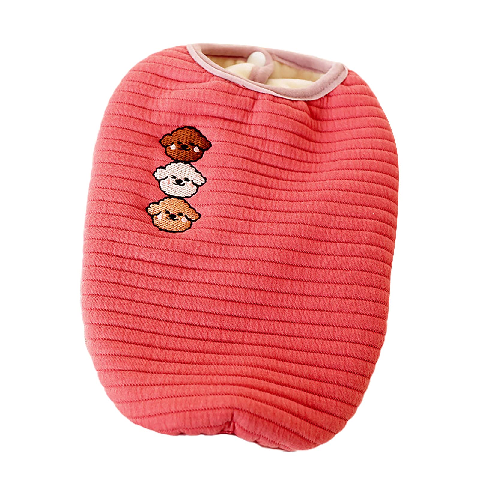 Dog Sweater Jacket for Small Dogs - Warm Winter Pet Vest Coat with Snap Design, Non-Sticky Hair, XS Size - Perfect for Indoor & Outdoor Winter Walks