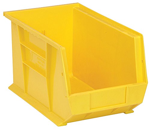 Quantum QUS242YL Yellow Ultra Stackable Hanging Storage Bin, 13-5/8