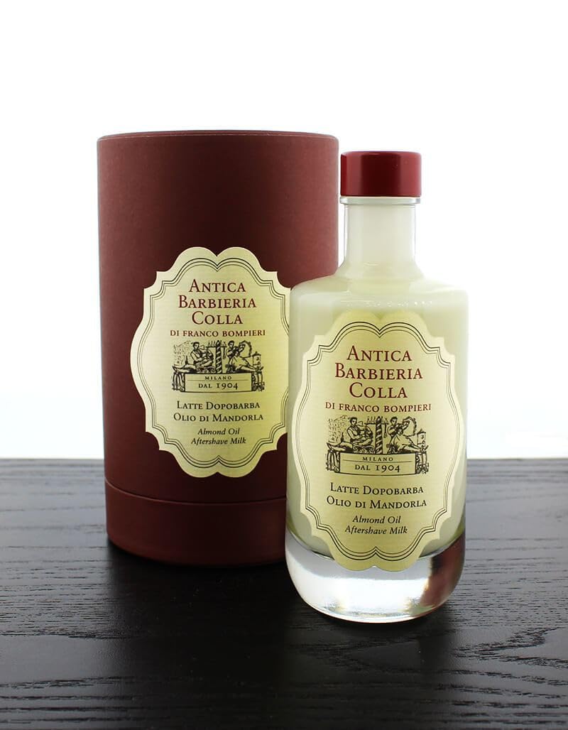West Coast Shaving Antica Barbieria Colla Aftershave Milk with Almond Oil - Soothing Post-Shave Moisturizer for Men, Perfect for Sensitive Skin & Daily Grooming Routine